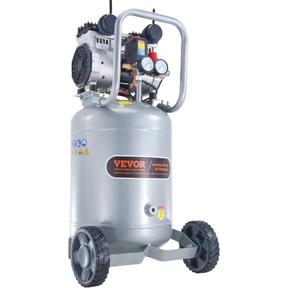 VEVOR 13-Gallon Oil-Free Air Compressor (2HP)
