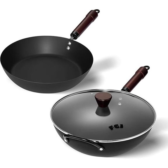 FGJ 13 Wok & 12 Skillet Cookware Set