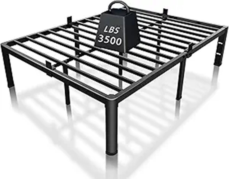 ROIL 14-inch Full Bed Frame with Headboard