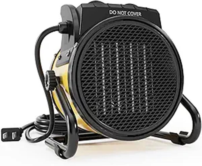 Outdoor 1500W Electric Patio Heater with 3 Modes