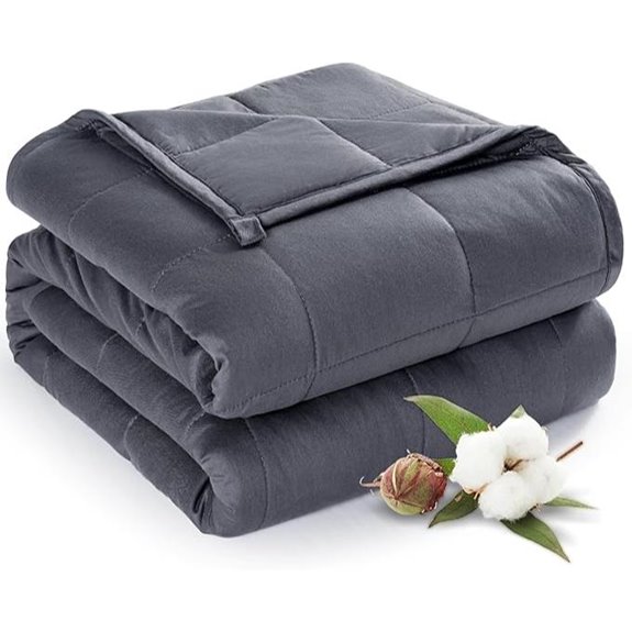 Sivio 15lb Cotton Weighted Blanket Queen Size