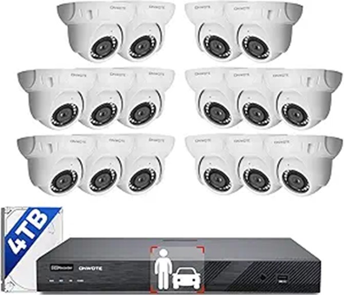 ONWOTE 16-Channel 4K PoE Security Camera System