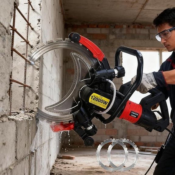 Electric Concrete Saw 16 Inch with Blades and Water Pump