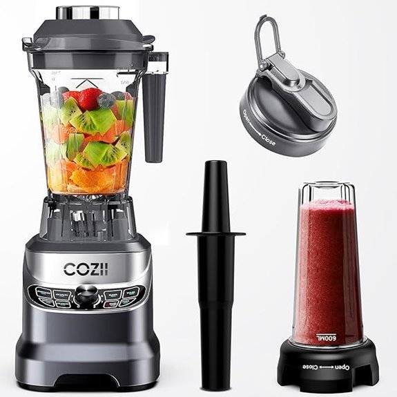 COZII 2000W Blender with 64oz Pitcher and Presets