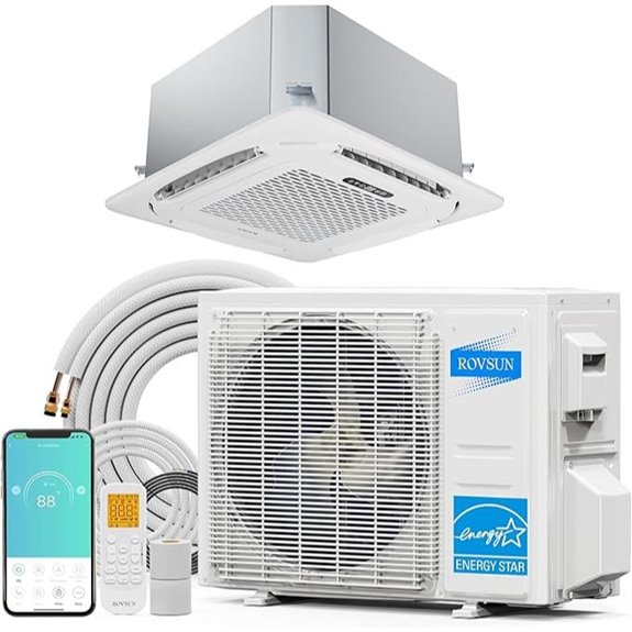 ROVSUN 23000 BTU WiFi Ceiling Mini Split AC