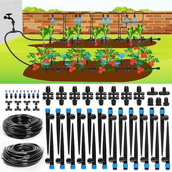Bonviee 230FT Drip Irrigation System Kit