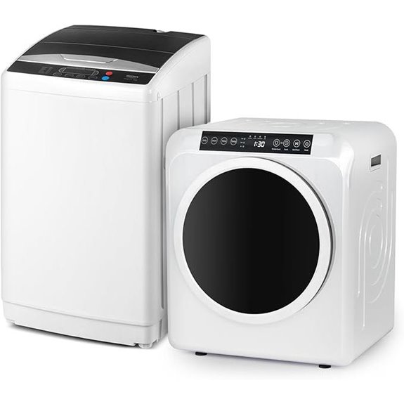 ROVSUN 25LBS Automatic Washer & Dryer Combo Set