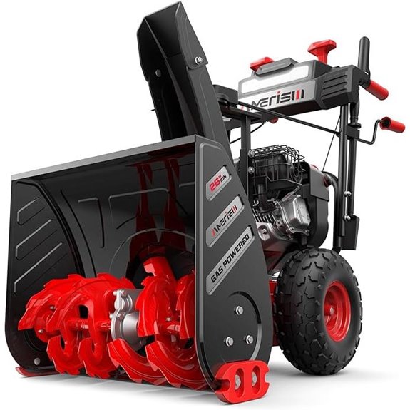 26-Inch Gas Snow Blower with Electric & Recoil Start