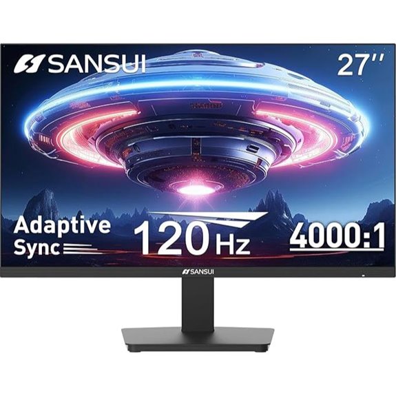 SANSUI 27 FHD 120Hz Monitor with HDMI & FreeSync