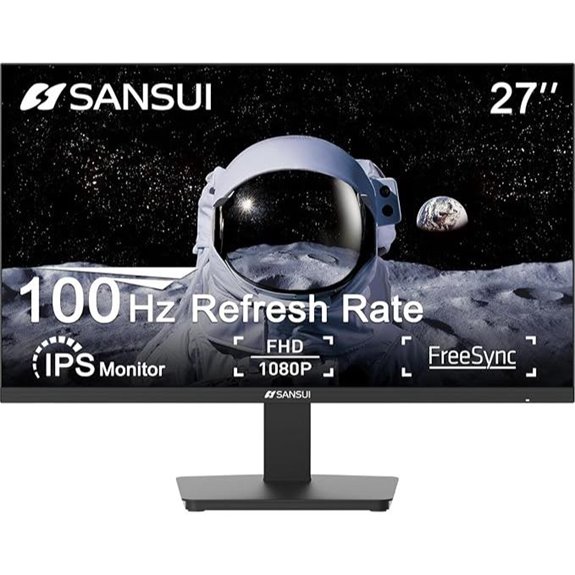 SANSUI 27-Inch IPS Monitor Full HD 120Hz