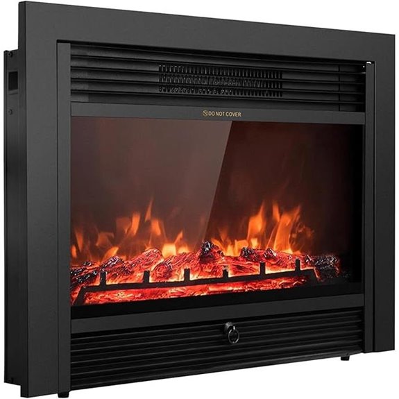 Giantex 28.5 Electric Fireplace Insert with Remote
