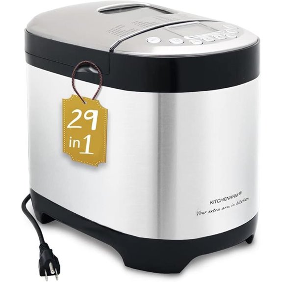 KITCHENARM 29-in-1 Bread Machine with Gluten-Free Setting