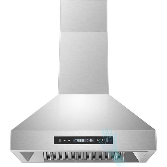 30-Inch Wall Mount Range Hood with Touch Control