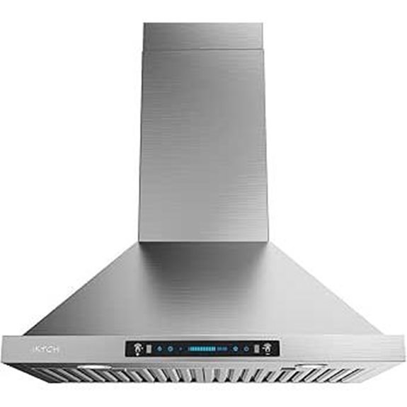 IKTCH 30-Inch Wall Mount Range Hood with Touch Control