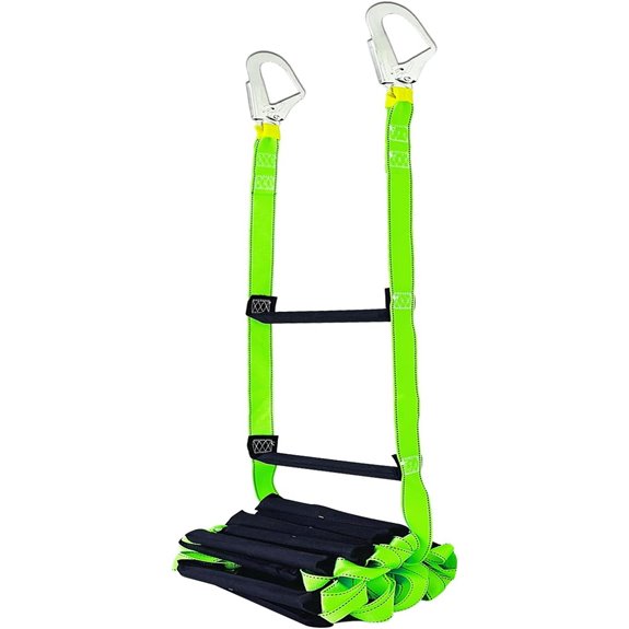 Fire Escape Ladder with Hooks 33.1 Feet Emergency Rope