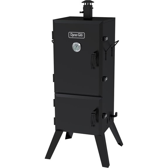 Dyna-Glo DGX780BDC-D 36 Vertical Charcoal Smoker Black