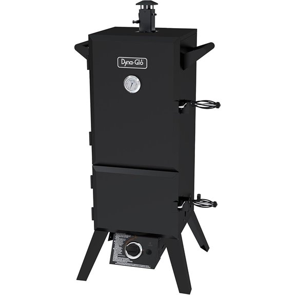Dyna-Glo DGY784BDP 36 Vertical LP Gas Smoker Black powder coat