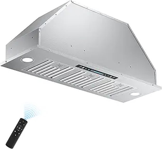 IKTCH 36-Inch Range Hood 900 CFM Touch & Gesture
