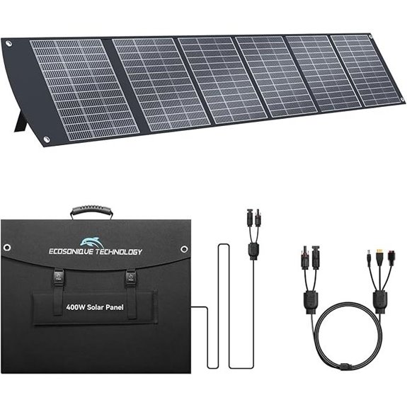Portable 400W Foldable Solar Panel for Power Stations