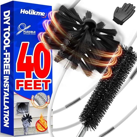 Holikme 40 Feet Dryer Vent Cleaning Kit