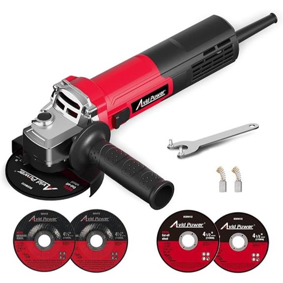 AVID POWER 4.5-Inch Electric Angle Grinder Kit