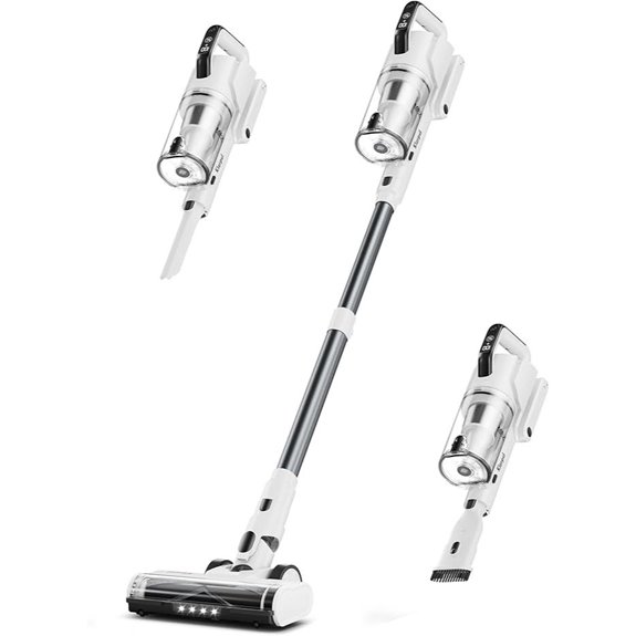 Cordless Vacuum Cleaner 600W Long Runtime LED Touch