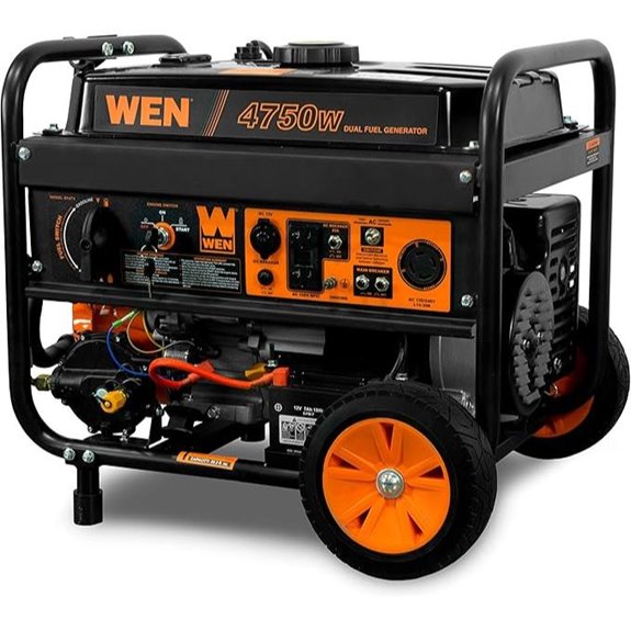 WEN 4,750-Watt Dual Fuel Portable Generator