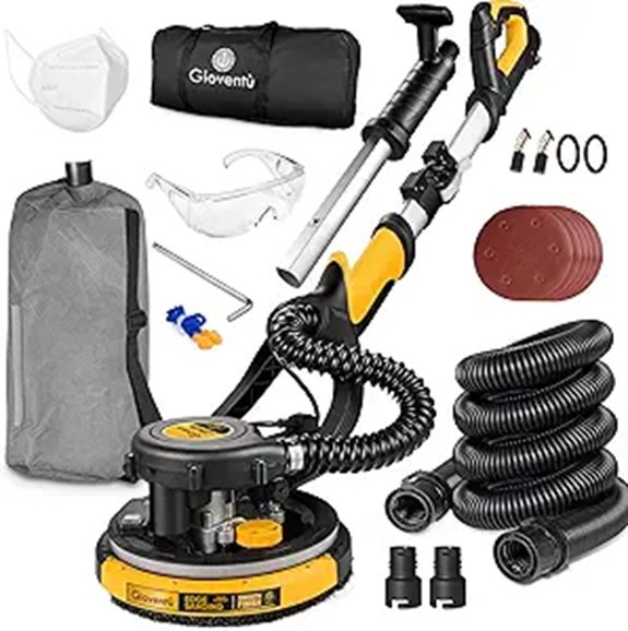 Powerful 750W Drywall Sander with Vacuum and Variable Speed