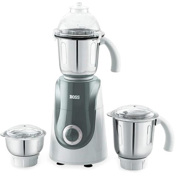 Boss Crown 750W Wet & Dry Mixer Grinder with Jars
