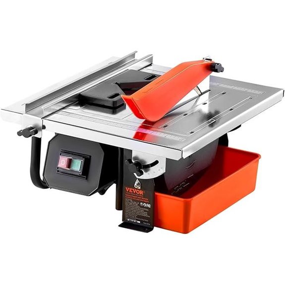 VEVOR 7-inch Tile Wet Saw with Miter Angle