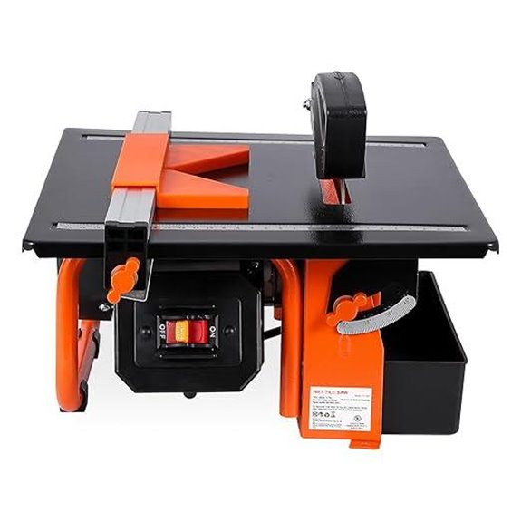 PeakPursuit 7-Inch Wet Tile Saw with Bevel Cuts