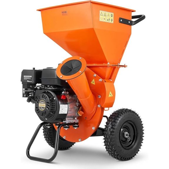 VEVOR 7HP Gas Wood Chipper Mulcher (EPA Certified)
