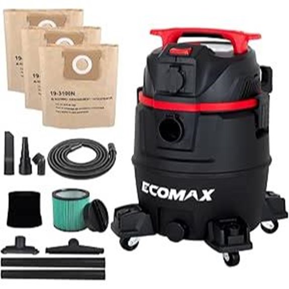 ECOMAX 8-Gallon Dust Extractor & Shop Vac