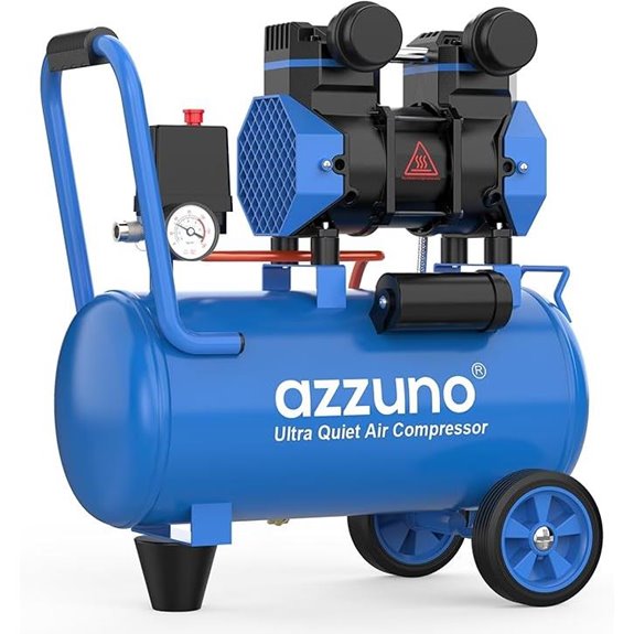 AZZUNO 8-Gallon Oil-Free Air Compressor