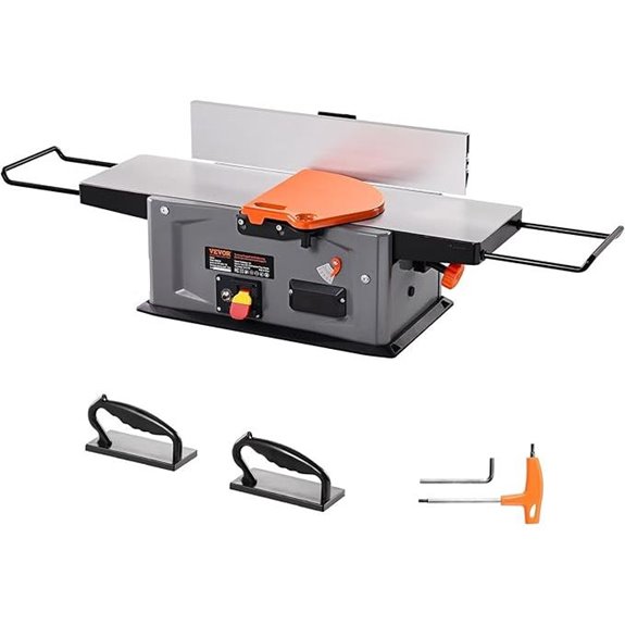 VEVOR 8-Inch Spiral Benchtop Jointer with Extendable Arm