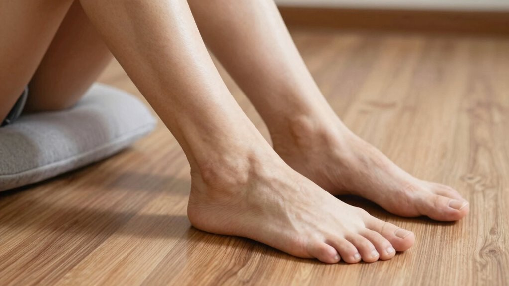 adjust feet for back