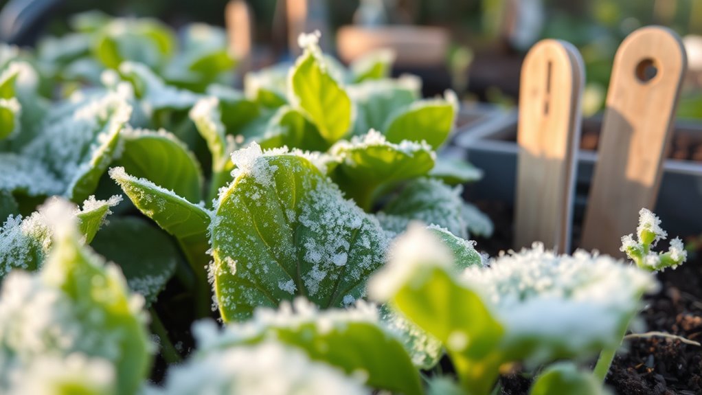 adjust planting based on frost