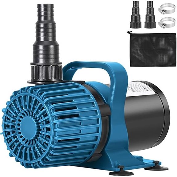 1600GPH Pond Pump with Adjustable Flow