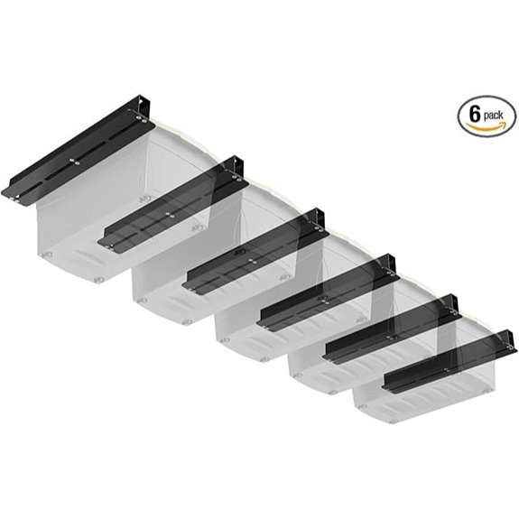 Overhead Garage Storage Rack 17-Inch Adjustable System