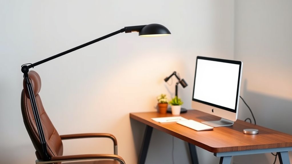 adjustable brightness and glare