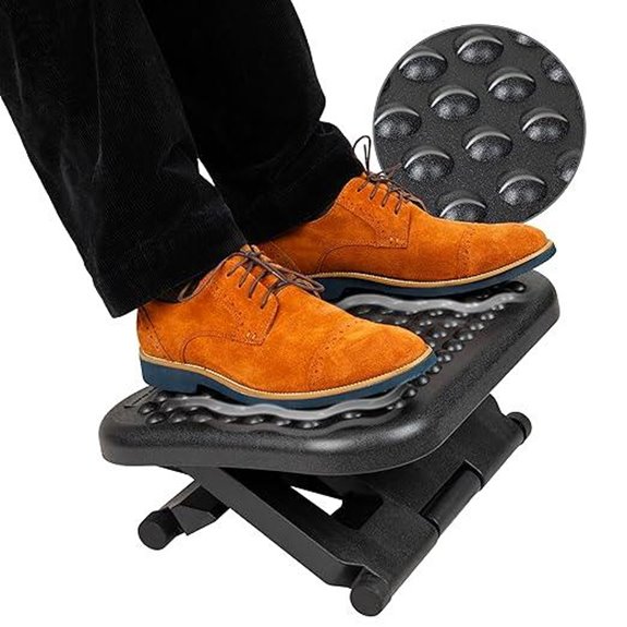 Mind Reader Adjustable Under Desk Foot Rest