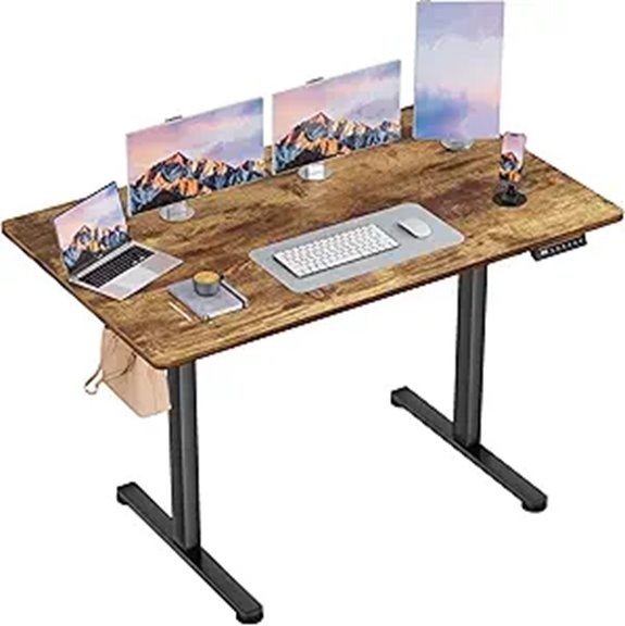 Furmax Electric Sit-Stand Desk with 4 Memory Positions