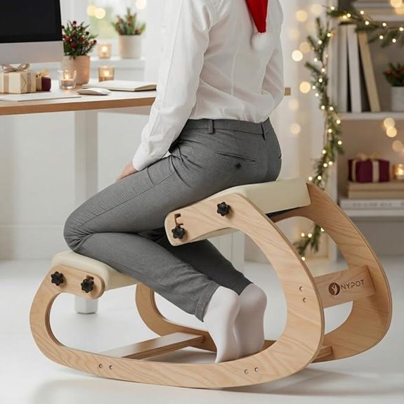 NYPOT Ergonomic Kneeling Chair with Adjustable Seat