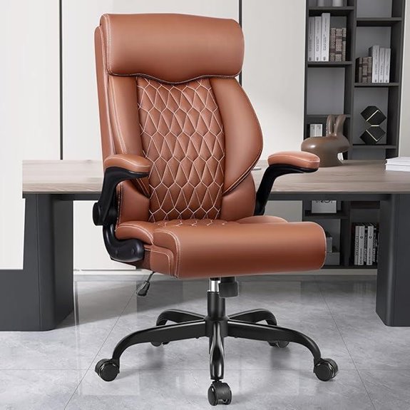 High Back Ergonomic Office Chair with Adjustable Arms