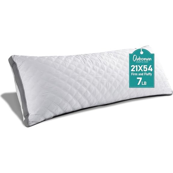 Oubonun Adjustable Loft Quilted Body Pillow
