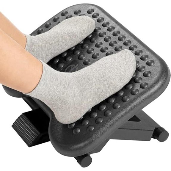 HUANUO Adjustable Desk Footrest with Massage