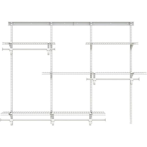 Adjustable 4-6 Ft Metal Wire Closet Organizer System