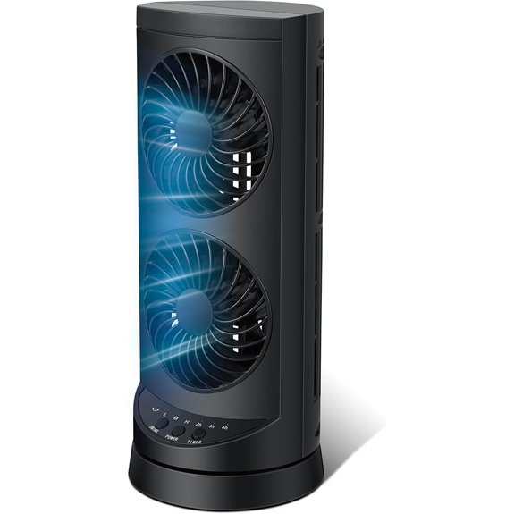Personal Tower Oscillating Fan with Timer and Speed