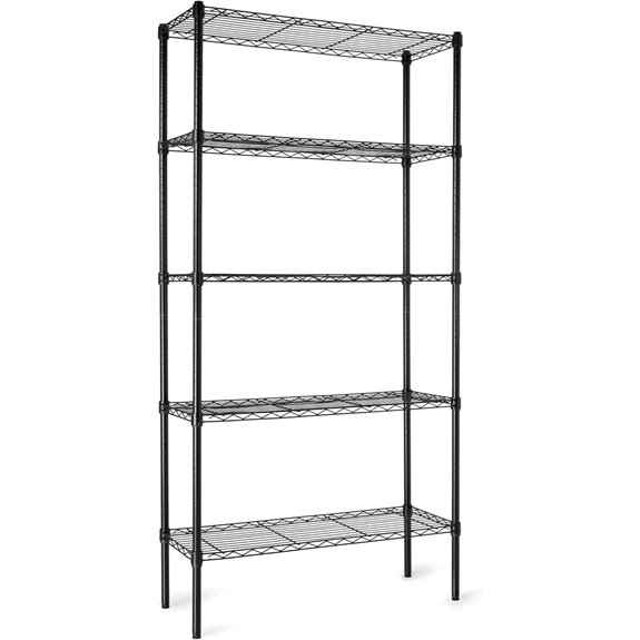 Amazon Basics Adjustable Steel Wire Shelving Organizer