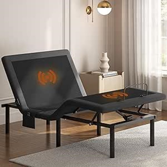 Yaheetech Twin XL Adjustable Bed Frame with Remote